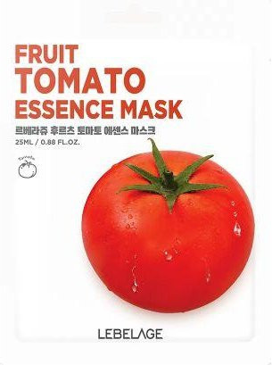 LEBELAGE Frucht Tomaten Essenz Maske mit Tomatenextrakt, Unisex - Bild 1