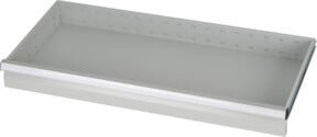 Regalwerk BERT-Schublade 150 für Schubladenschränke aus Stahl und Aluminium, Farbe: Grau, B/T: 98 x 50 cm - Bild 1
