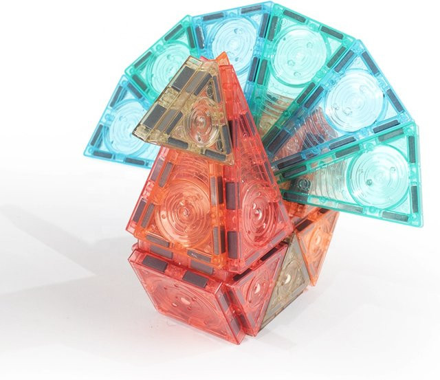 MNTL Magnetic Connecting Building Toys 56-teiliges Set multicolour - Bild 1