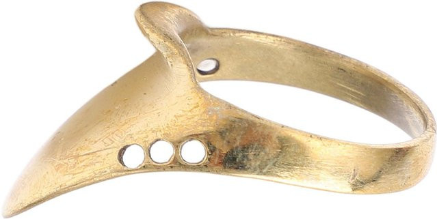 Daumenring Messing, Bogenschießen, Unisex - Bild 1
