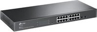 TP-Link JetStream TL-SG2218 Smart Switch mit 16 GBit/s Ethernet-Ports und 2 SFP-Slots, Schwarz - Bild 2