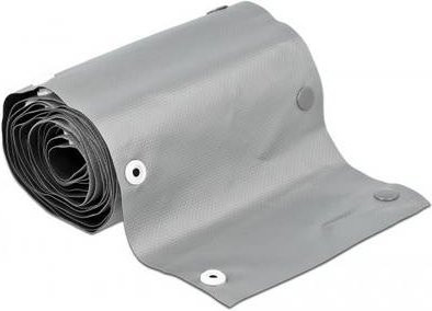 Delock Kabel-Bündelschlauch aus PVC in Schwarz und Grau, Durchmesser: 30 mm, Länge: 2 m - Bild 1