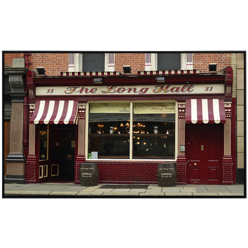 papermoon Infrarotheizung EcoHeat - The Long Hall Pub in Bunt mit Matt-Effekt, App-Steuerung und Überhitzungsschutz - Bild 2