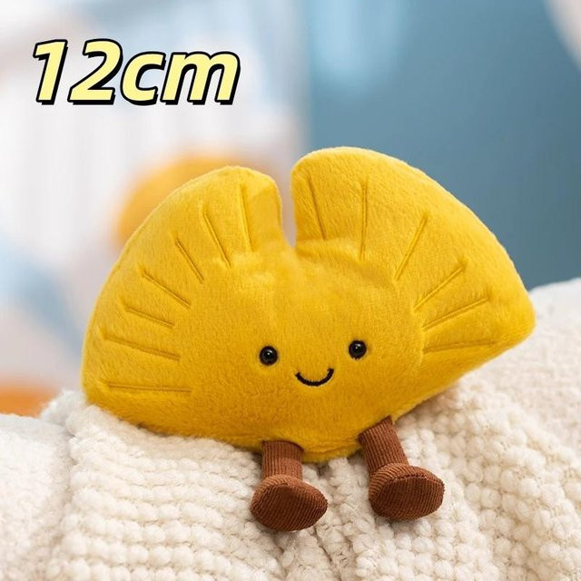 Yiran toy Kawaii Cartoon Lachendes Blatt Plüschtier, 12-16cm - Bild 1