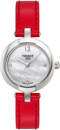 Tissot Armbanduhr, Quarz, Edelstahlgehäuse, 28 mm, Lederarmband, Damen - Bild 1