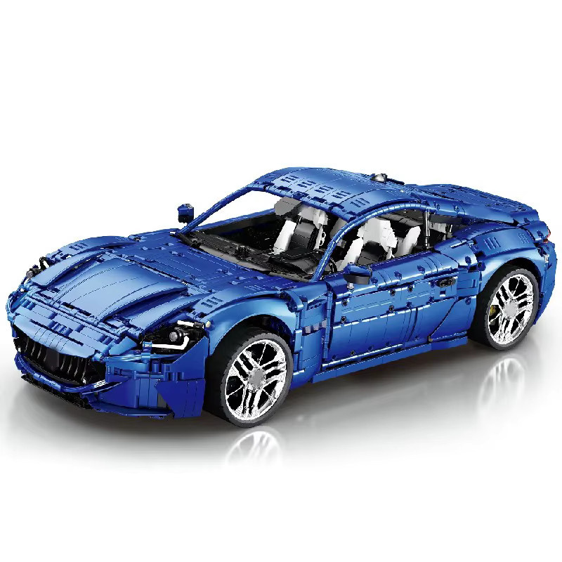 barweer Technischer blauer Rennwagen GT110, Bausatz-Modellauto, 5480 Teile, 1:8, ab 14 Jahren - Bild 6