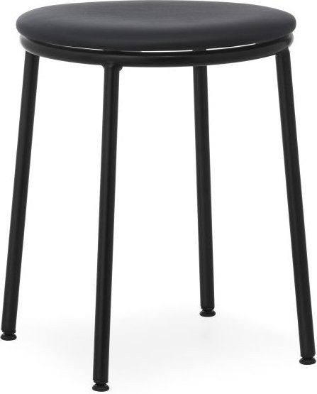 Normann Copenhagen Circa Hocker Schwarz Matt in skandinavischem Design - Bild 1