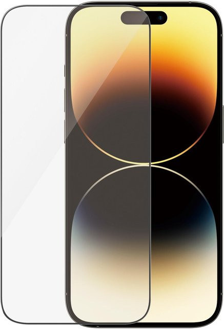 PanzerGlass Bildschirmschutz für Apple iPhone 14 Pro in Schwarz mit ultrabreiter Passform - Bild 1