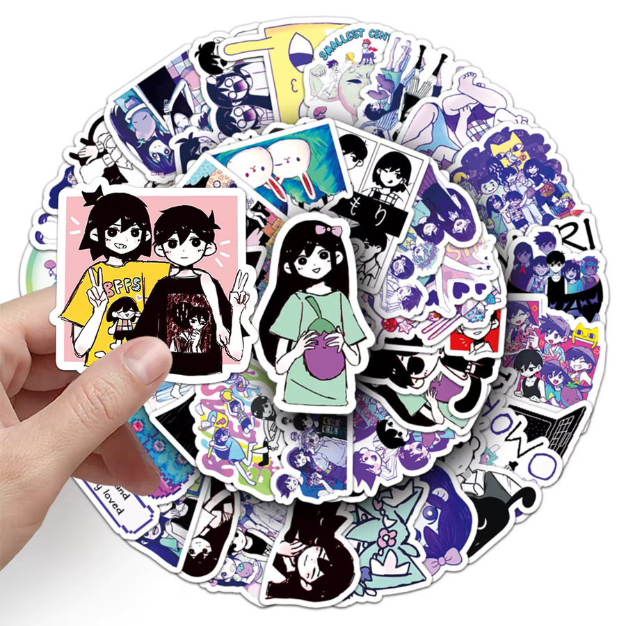 Rspctou Omori Anime Aufkleber, Cartoon-Sticker, 10/30/50 Stück - Bild 2