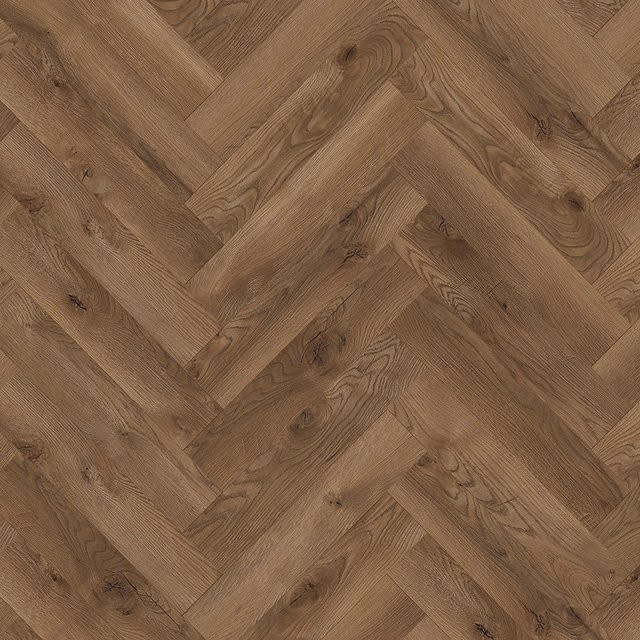 Classen Ville Laminat Burriana Oak in Holzoptik, 8 mm, Braun, Fischgrätmuster - Bild 1