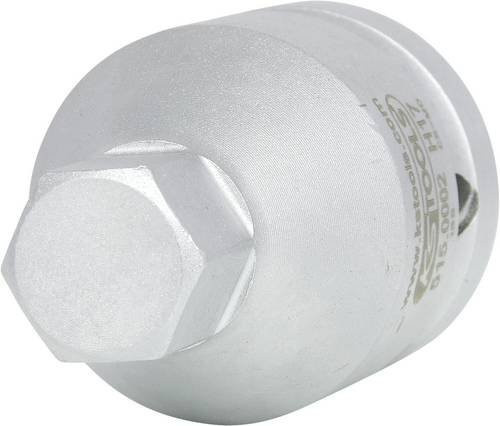 KS Tools 3/4" Kraft-Bit-Stecknuss Innensechskant kurz, 17mm, Chrom-Molybdän, Silber - Bild 1