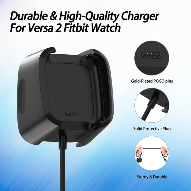 Fitbit Smartwatch USB-Ladegerät, Schwarz, Unisex - Bild 1
