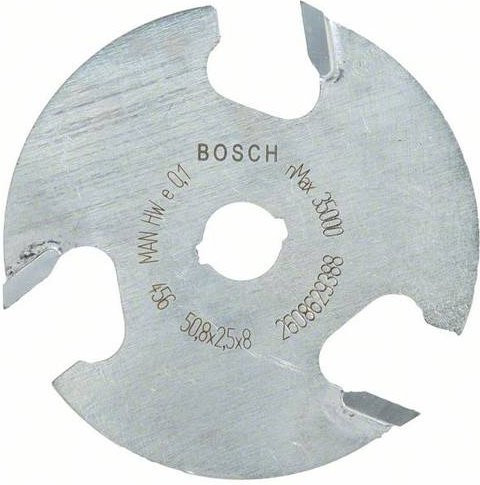Bosch Scheibennutfräser in Silber mit 8 mm Schaftdurchmesser und 50,8 mm Durchmesser - Bild 1