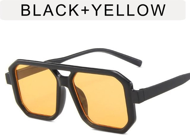 RMM Frist Office Sonnenbrille, quadratisch, Vollrand, Kunststoff, schwarz, Unisex - Bild 1