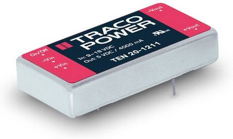 TracoPower TEN 20-1212 DC/DC-Wandler Print 12 V/DC 12 V/DC 1.67A 20W mit 1 Ausgang - Bild 1