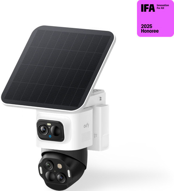 Anker eufyCam S4 Kabellose 4K Überwachungskamera mit Solar und WLAN im 2er-Set, Schwarz/Weiß - Bild 2