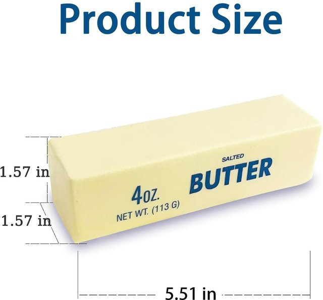Topmix Butterriegel-förmiges Quetschspielzeug, beige - Bild 1