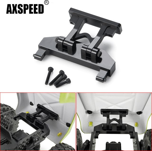 Axspeed Metall Heck Karosserie Halterung, 1:24, Schwarz - Bild 1