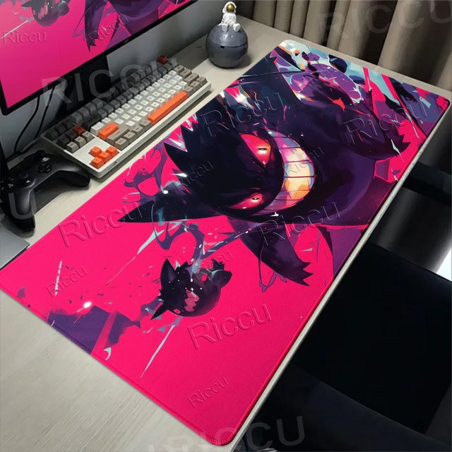 Große Gaming-Mausunterlage Potdemiel mit Anime-Design in Multicolour - Bild 1
