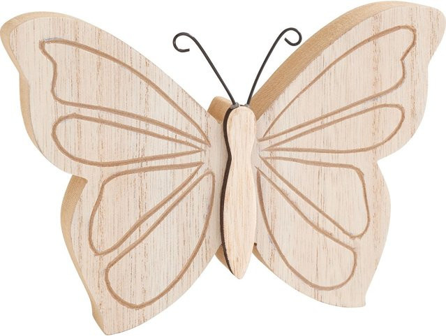 VBS Holz-Schmetterling aus MDF zum Bemalen in Beige - Bild 1