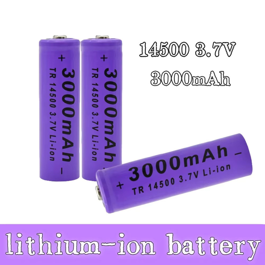 Koonenda AA Lithium-Batterie 3,7V 3000mAh wiederaufladbare Li-Ionen-Batterie in Lila - Bild 4