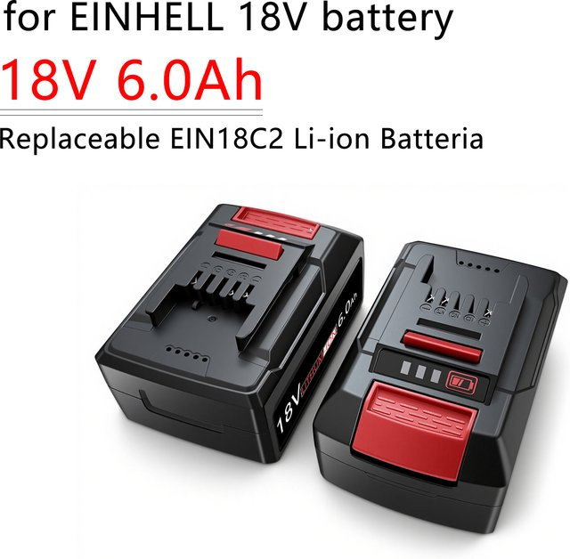 Einhell Ersatzakku Li-Ion 18V Power X-Change für EINHELL EIN18C2 4Ah/6Ah - Bild 1