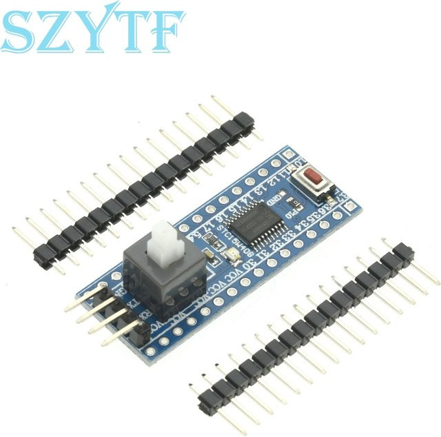 SZYTF MCU Entwicklungsplatine Kernsystem Lernmodul Mikrocontroller Demo Karte in Rot und Blau, Betriebsspannung 2,5-5,5 V - Bild 1