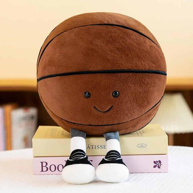 Favorite Fußballpuppe mit Beinen, Plüschtier, Sport, braun - Bild 1
