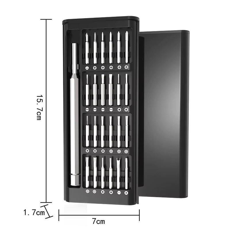 FancyWrist 25-in-1 Magnetisches Präzisions-Schraubendreher-Set mit 24-teiligem Mini-Taschenschraubendreher-Set für Mobiltelefon, PC und feine Reparaturen - Bild 2
