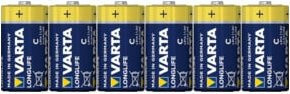 Varta Longlife Extra C Baby Batterien Alkali-Mangan 1,5V 6er Packung - Bild 1