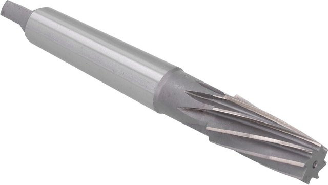 TOMTOP Maschinenreibahle aus Schnellarbeitsstahl mit Kegelschaft und Spiralform in Silber, B/T/H: 20,5 x 55 x 26 mm - Bild 1