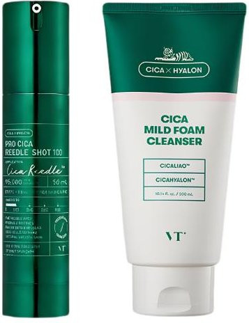 VT COSMETICS Pro CICA Reedle Shot 100+CICA Schaumreiniger, Empfindliche Haut - Bild 1