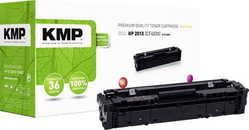 KMP Kompatible Magenta Tonerkartusche für HP 201X und CF403X mit 2300 Seiten Reichweite - Bild 1