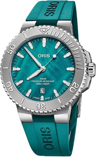 Oris Taucheruhr Aquis New York Harbor Limited Edition II, Automatik, Edelstahl, 43,5 mm, Herren - Bild 1