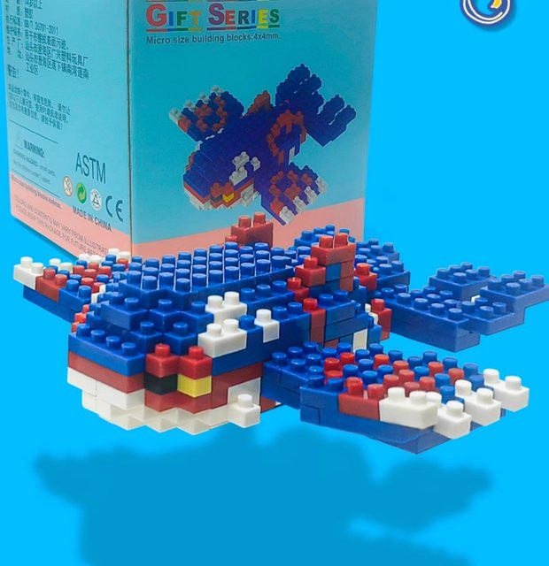 Keeppley Pokémon Charizard Kyogre Groudon Rayquaza Nano Block Modell - Bild 1