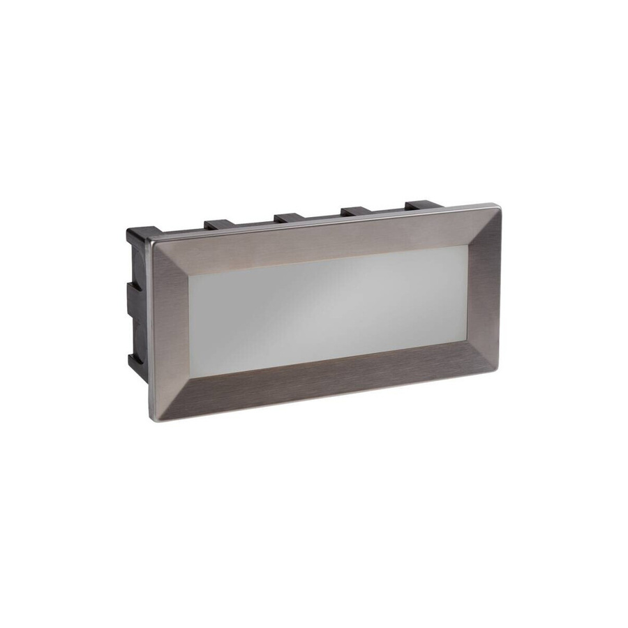 LED Außenwandleuchte in Weiß und Silber für den Garten, modern und rechteckig, Up-Down Licht, IP65, B/H/T: 20 x 6,5 x 1 cm - Bild 3