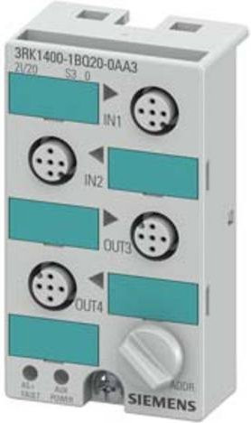 Siemens 3RK1400-1BQ20-0AA3 SPS-E/A-Modul 24 V/DC in Weiß - Bild 1