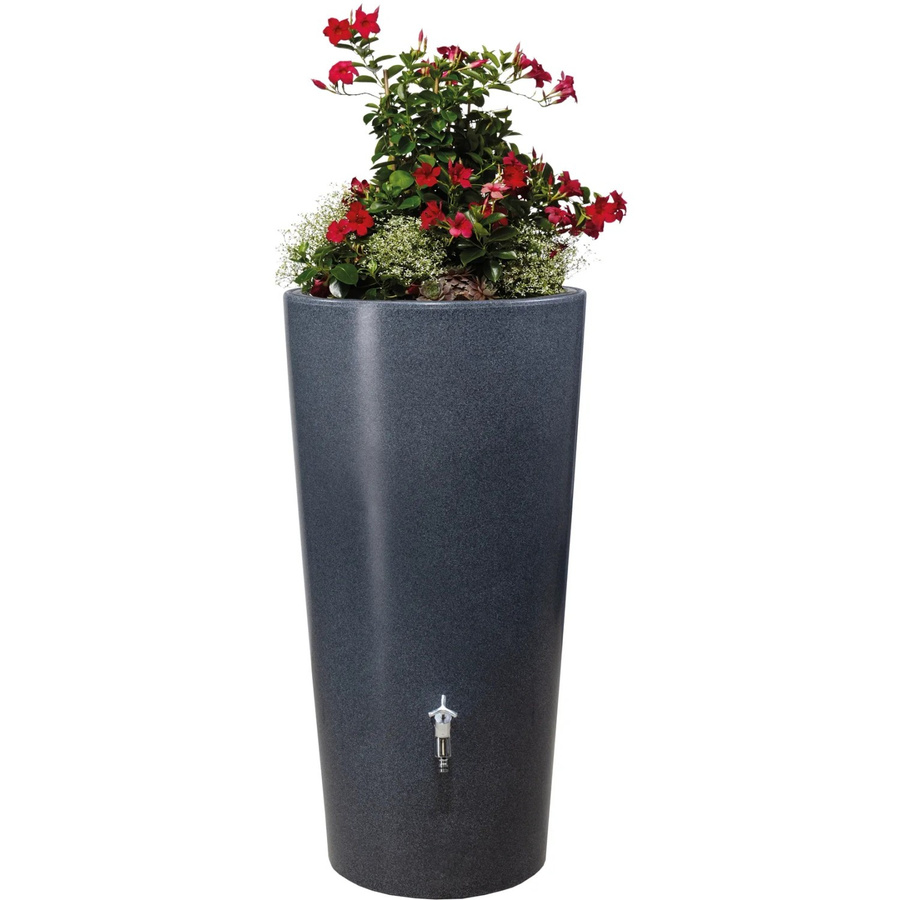 Garantia Regenwasser-Behälter Stone 2in1 mit Pflanzschale, Farbe: Lava, Volumen: 210 l - Bild 2