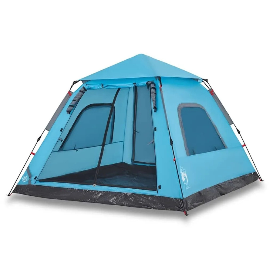 vidaXL Kuppel-Campingzelt für 5 Personen in Blau mit Quick Release System - Bild 2
