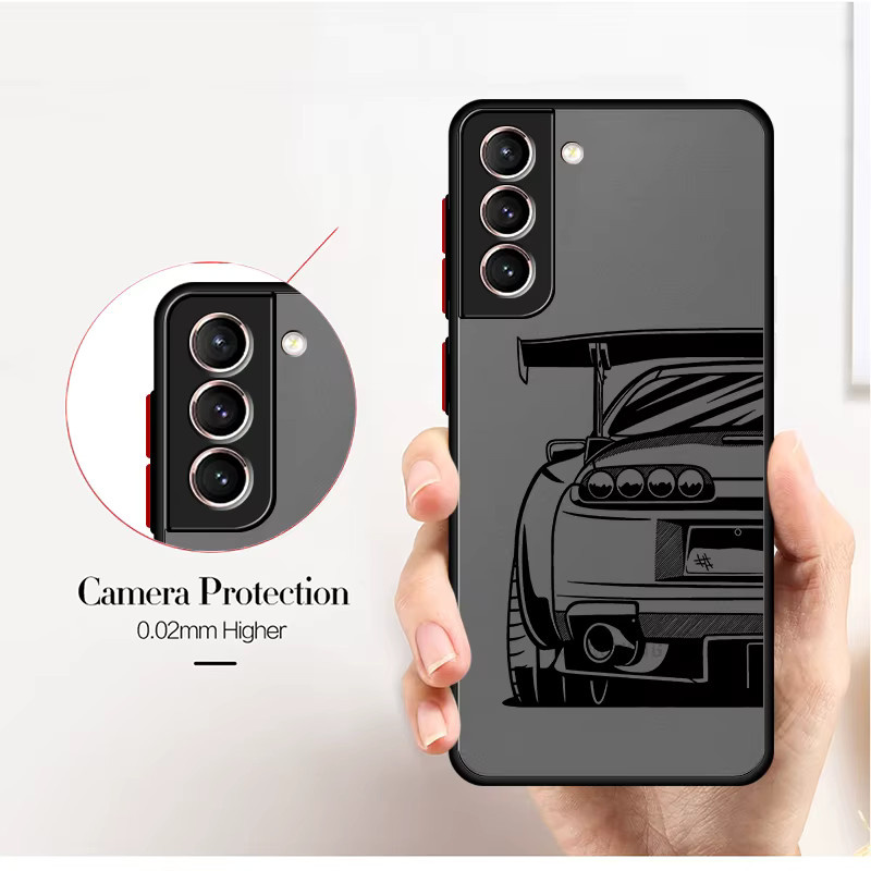 Sportwagen Design Handyhülle für Samsung Galaxy S25 Ultra S24 S23 FE S22 S21 S20 Note 20 Plus in Multicolor - Bild 4