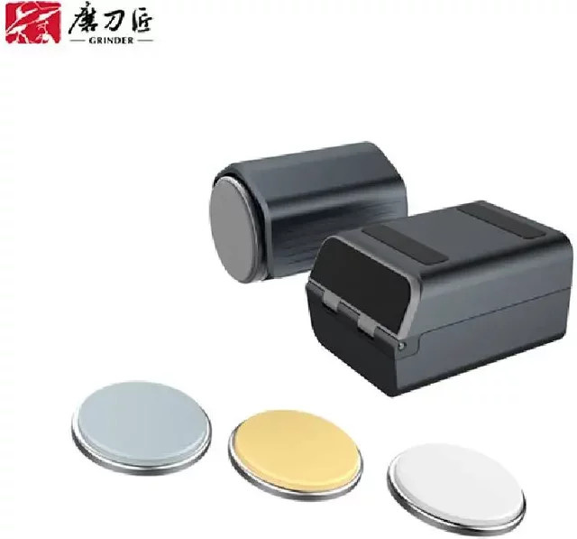 Taidea TP2405 Professioneller Magnetischer Rollmesserschärfer aus ABS in Schwarz mit 360-6000 Körnungsscheiben - Bild 1