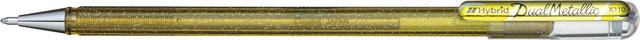 Pentel Gelstift Glitzer Dual in Gold - Bild 1