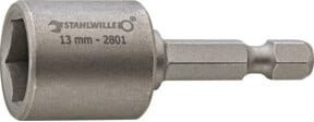 Stahlwille Steckschlüsseleinsatz 8mm Außen-6kant E 6,3mm L.50mm in Silber - Bild 1