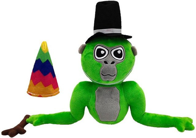 Binchi Fitness Gorilla Tag Plüschtier, grün, 28cm, ab 14 Jahren - Bild 1
