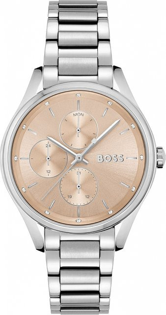 BOSS Armbanduhr, Quarz, Edelstahl, Roségold, 36 mm, Damen - Bild 1