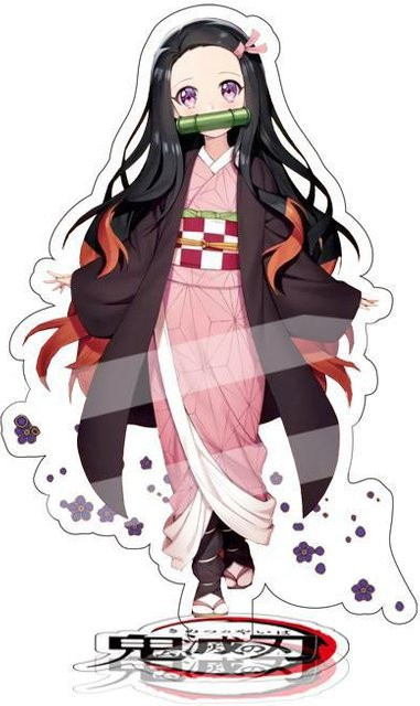 Yiran toy 1 Demon Slayer Acryl-Aufsteller, Kamado Tanjiro Nezuko Zenitsu Agatsuma, Bunt / Mehrfarbig - Bild 1
