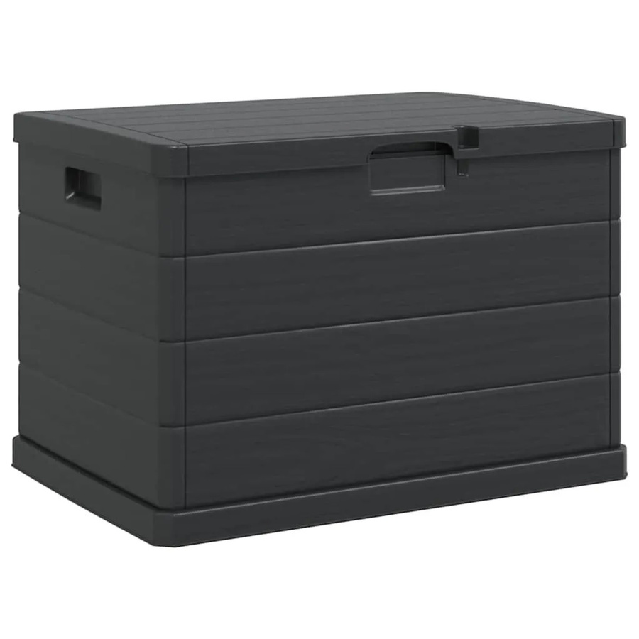 vidaXL Gartenlagerbox aus Kunststoff in Anthrazit, B/T/H: 77,5 x 54,5 x 53 cm - Bild 2