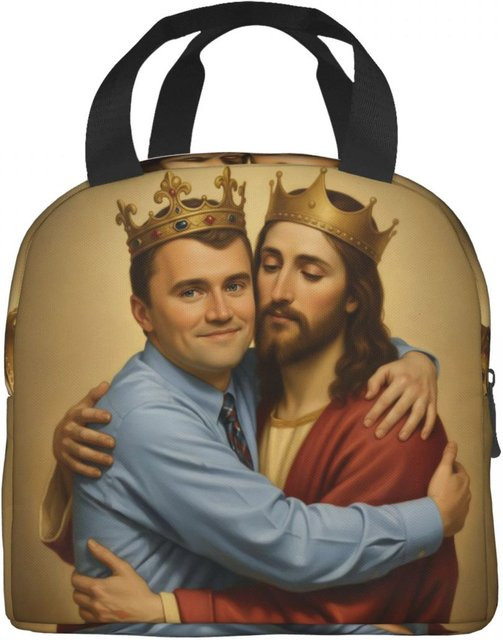 Charlie Kirk Thermisch isolierte Lunchtasche von Fancy Style Studio in Multicolour - Bild 1