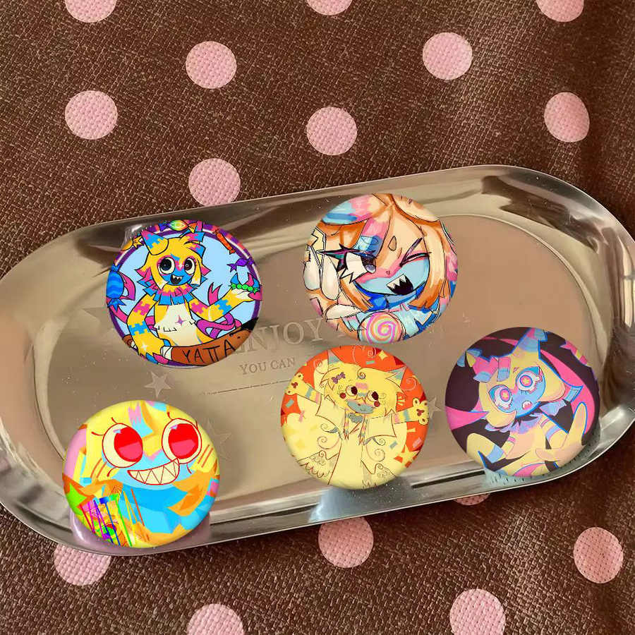 Y-Yatta Brosche, Anime Rundes Abzeichen, Anstecknadel - Bild 2
