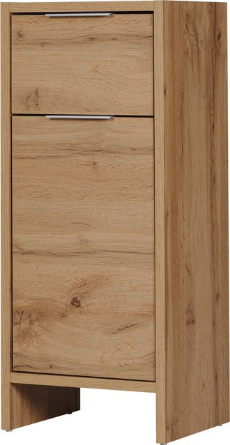LIVARNO HOME Seitenschrank Verona in Wotan-Eiche-Nachbildung, Braun - Bild 1
